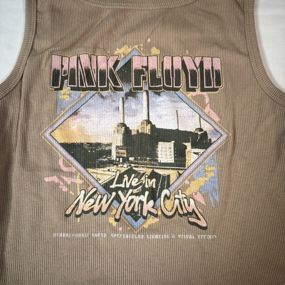 Pink Floyd Brown Crop Top - Picture 7 of 8